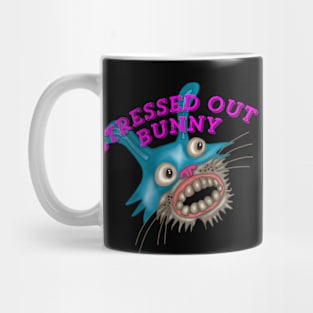 Stressed Out Bunny Pink Version Mug